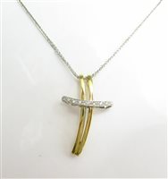 Collier Orelù Femme in Or Diamante 0.08 Ct 001087 - 001087